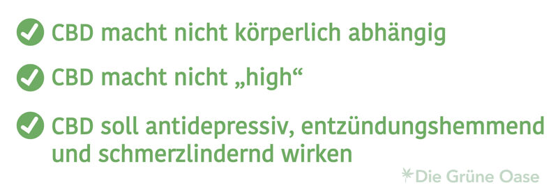 Eigenschaften von CBD